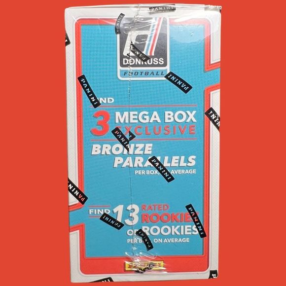 🎁 2017 Donruss Football Factory Sealed MEGA Box 7 Packs BONUS 3 HOBBY PACKS - Picture 3 of 4